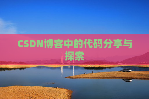 CSDN博客中的代码分享与探索